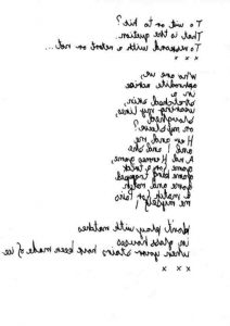 Poker Poems 2003, image 1 – Tanya Ury