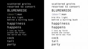 half dimensional poems 2009-2011, image 4 – Tanya Ury
