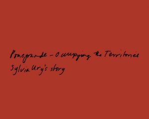 Pomegrenade - Occupying the Territories – Tanya Ury